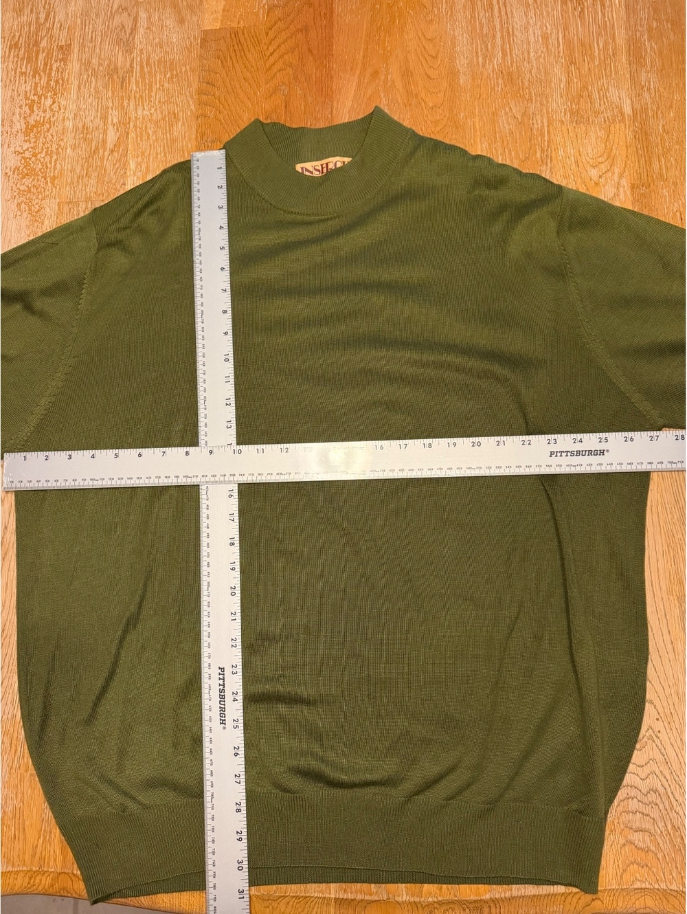 Inserch acrylic mock neck sweater